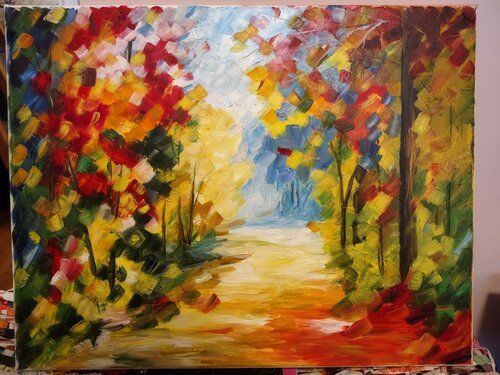 Early Morning in The Woods by Leonid Afremov